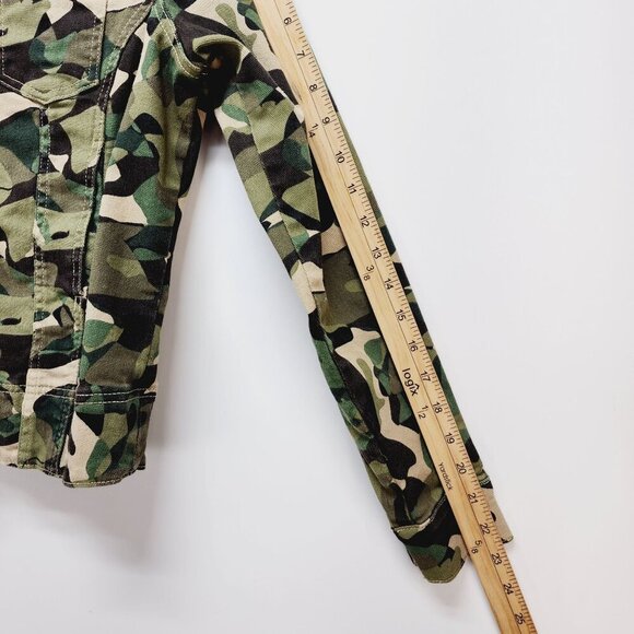 Venus Denim jacket Women's Camouflage Button-Up Size S - Picture 7 of 9